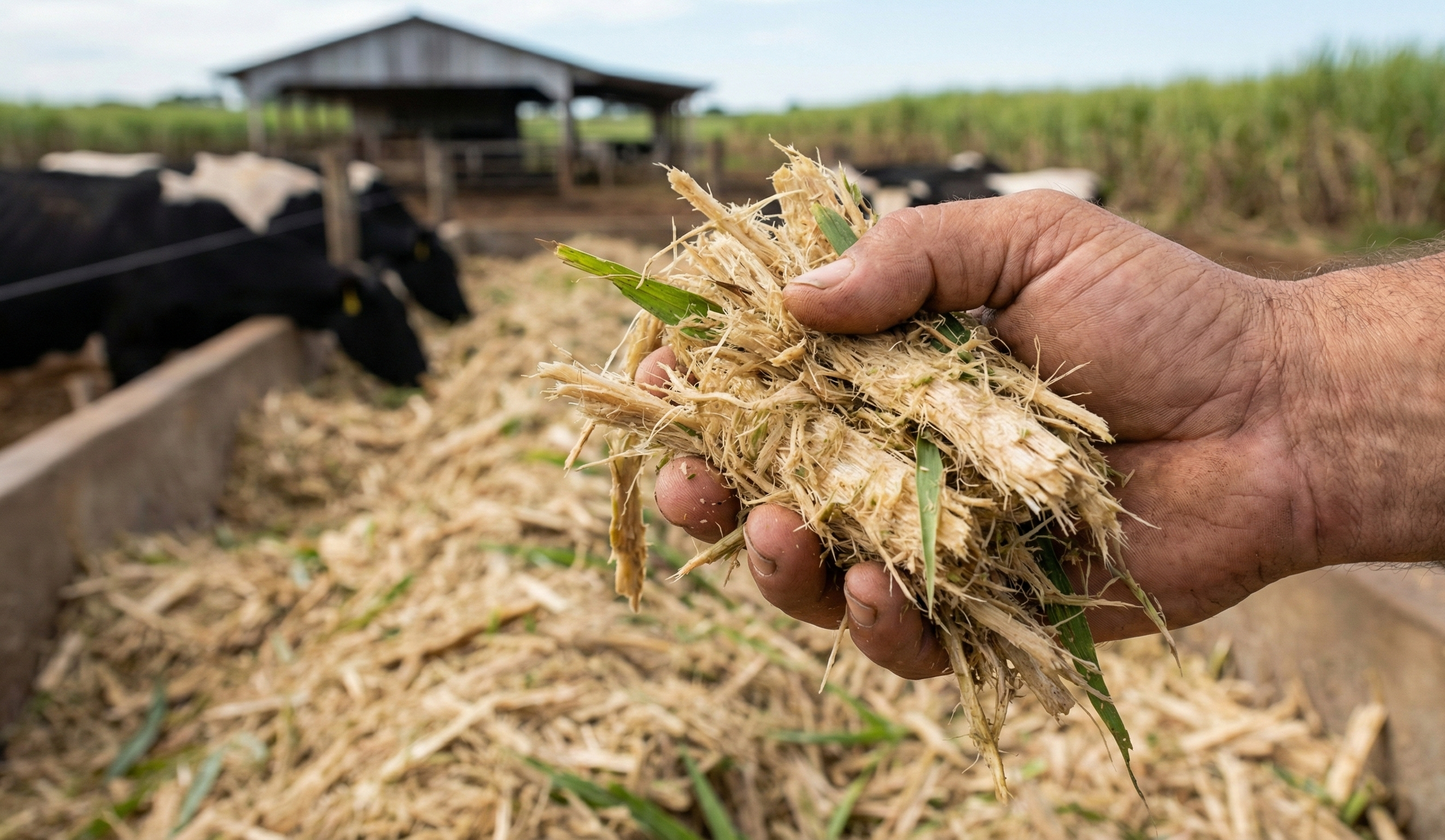 Bagaço de cana para alimentação animal e produção de biomassa - Fifi Transportes